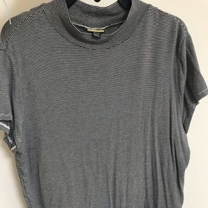 Aeropostal Striped mock neck t-shirt